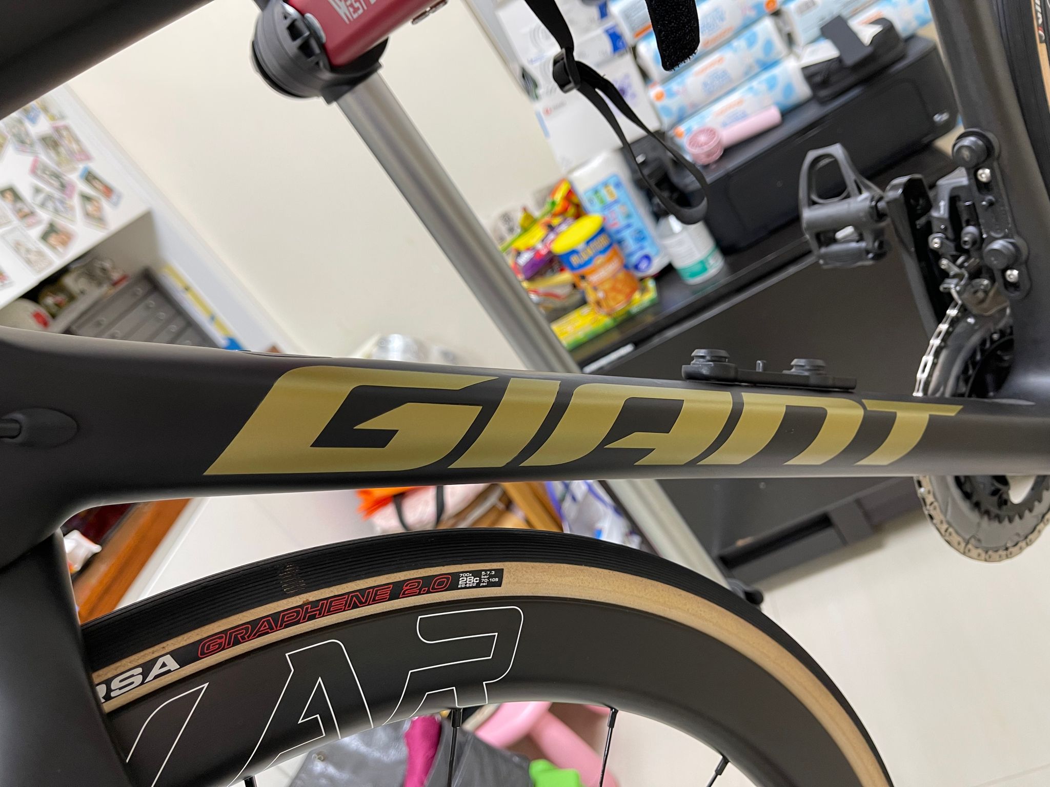 Roadbike covered sticker